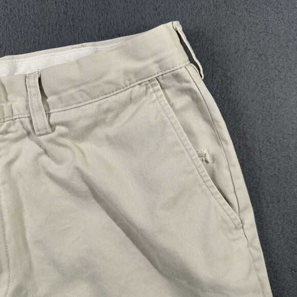 Polo Ralph Lauren Preston Pants Mens 35x30 Khaki Chino Flat Front Classic Fit - Picture 6 of 12